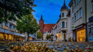 Bernau kurz vor Sonnenaufgang